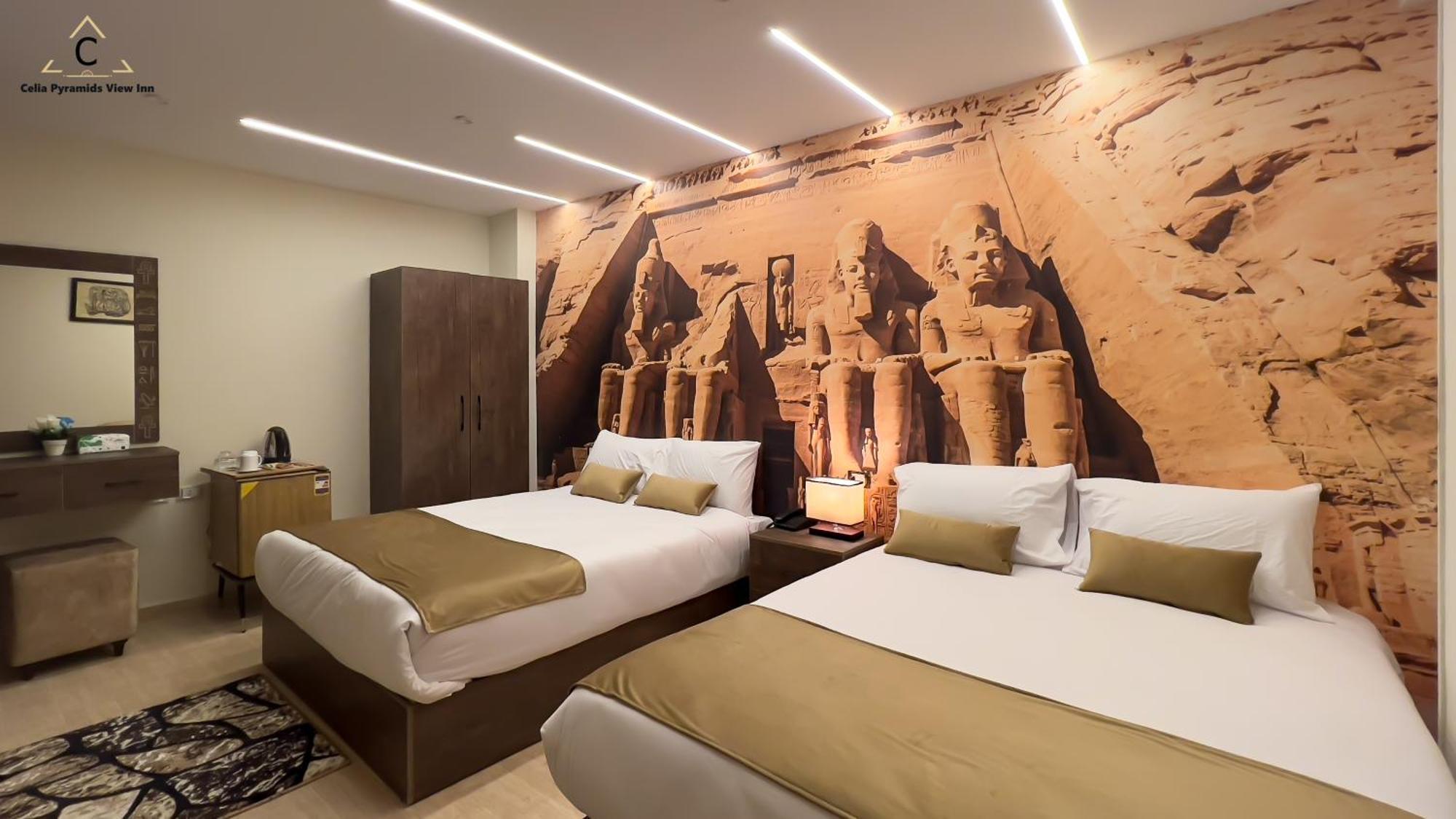 Nazlet el-Sîsi Celia Pyramids View Inn المظهر الخارجي الصورة