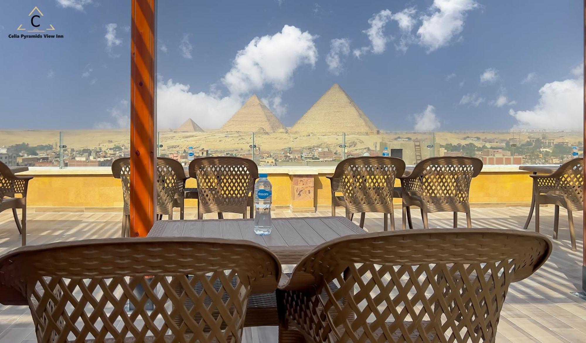 Nazlet el-Sîsi Celia Pyramids View Inn المظهر الخارجي الصورة