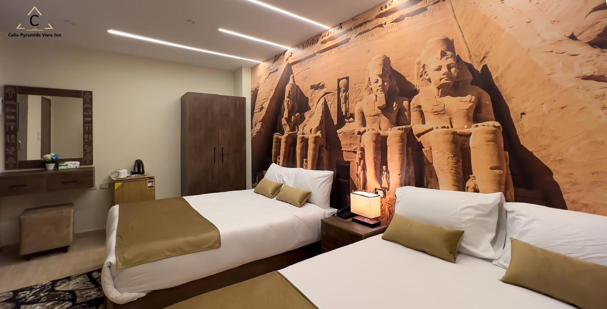Nazlet el-Sîsi Celia Pyramids View Inn المظهر الخارجي الصورة