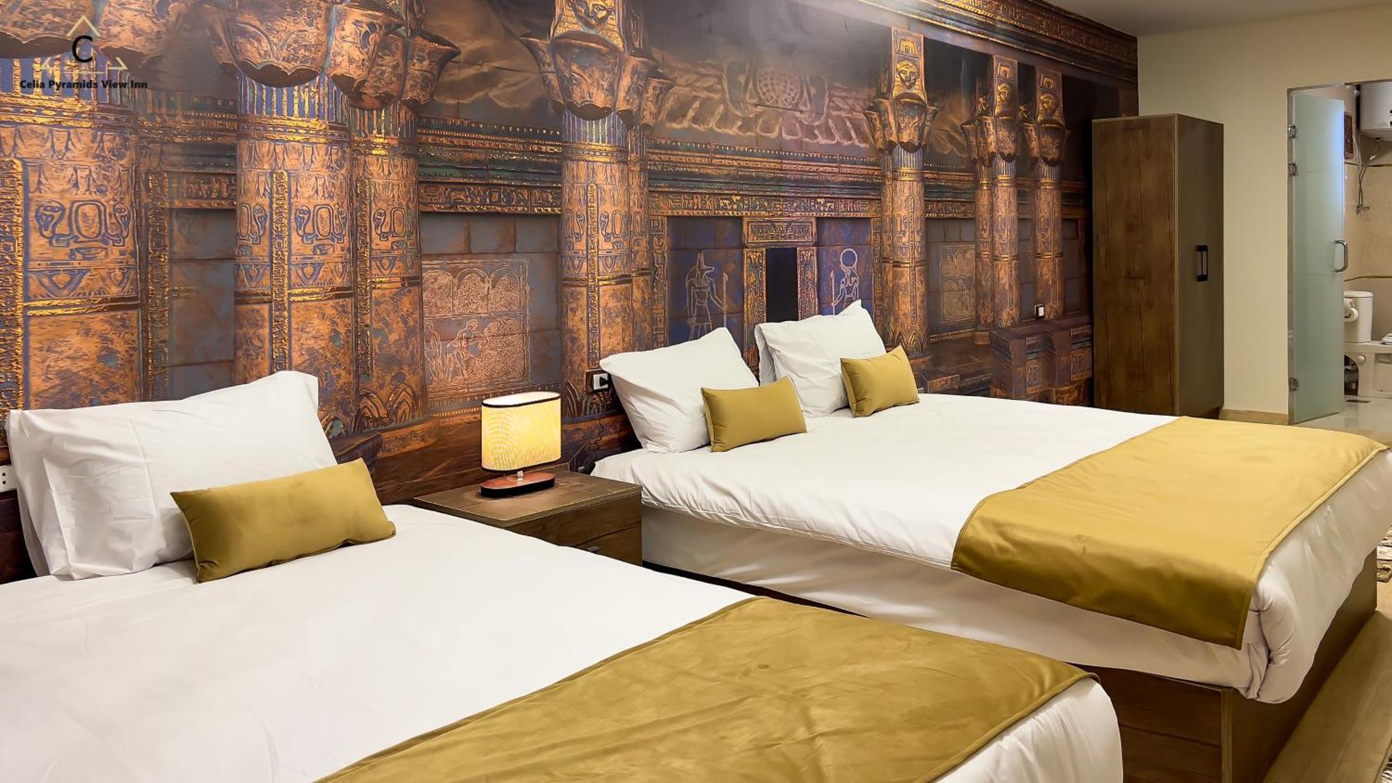 Nazlet el-Sîsi Celia Pyramids View Inn المظهر الخارجي الصورة