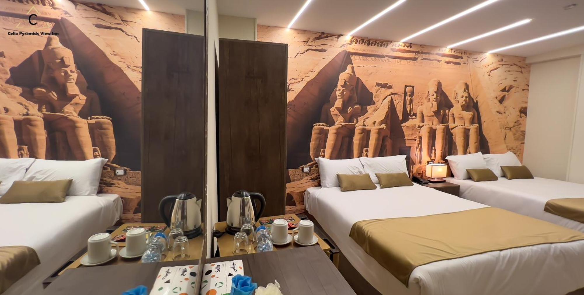 Nazlet el-Sîsi Celia Pyramids View Inn المظهر الخارجي الصورة